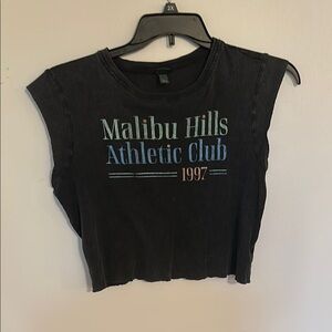 Black Graphic Women's Top